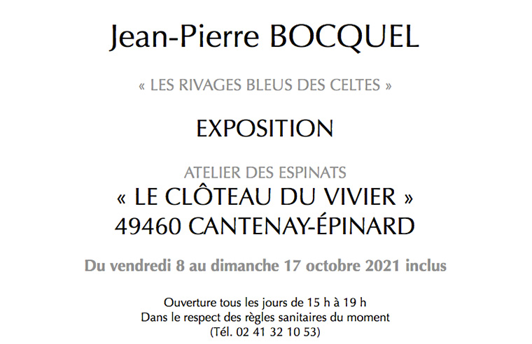 Jean-Pierre BOCQUEL - Exposition 2021